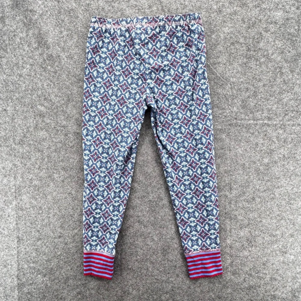 Matilda Jane Clothing Tween Girl Pajama Set Size‎ 8 Red Blue Sparkle Floral Snow